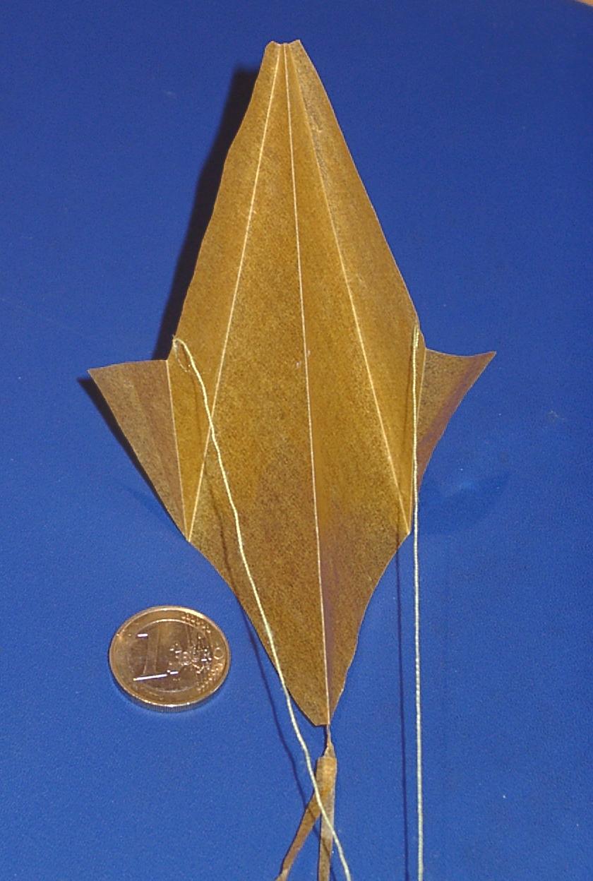 Faltdrachen: (BxH) 83 x 130 mm