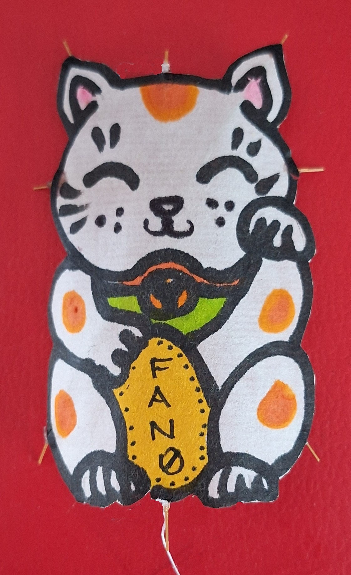 Winkekatze [40x70 mm]