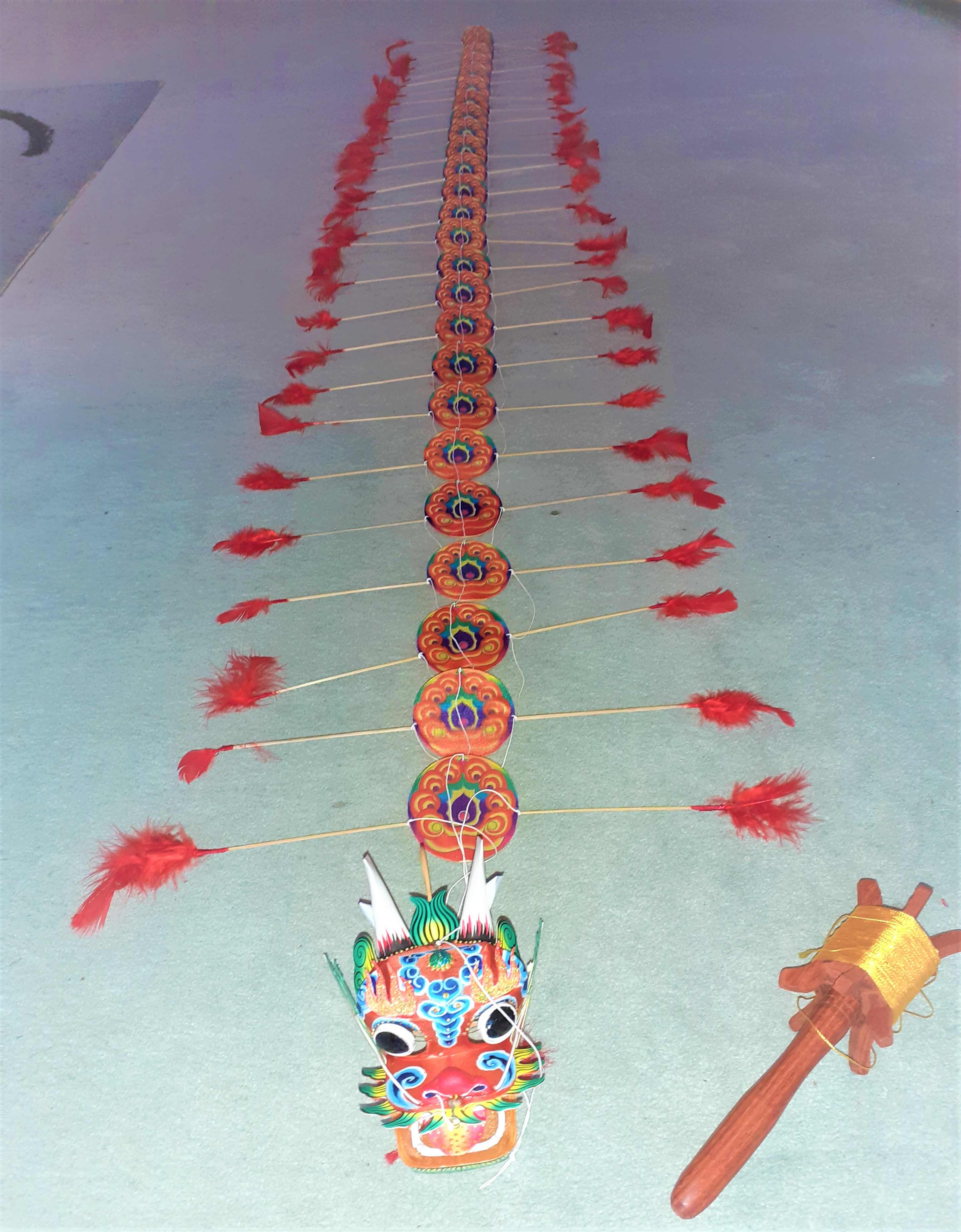 Roter Centipede [25 x 55 mm; 2,20 m lang]