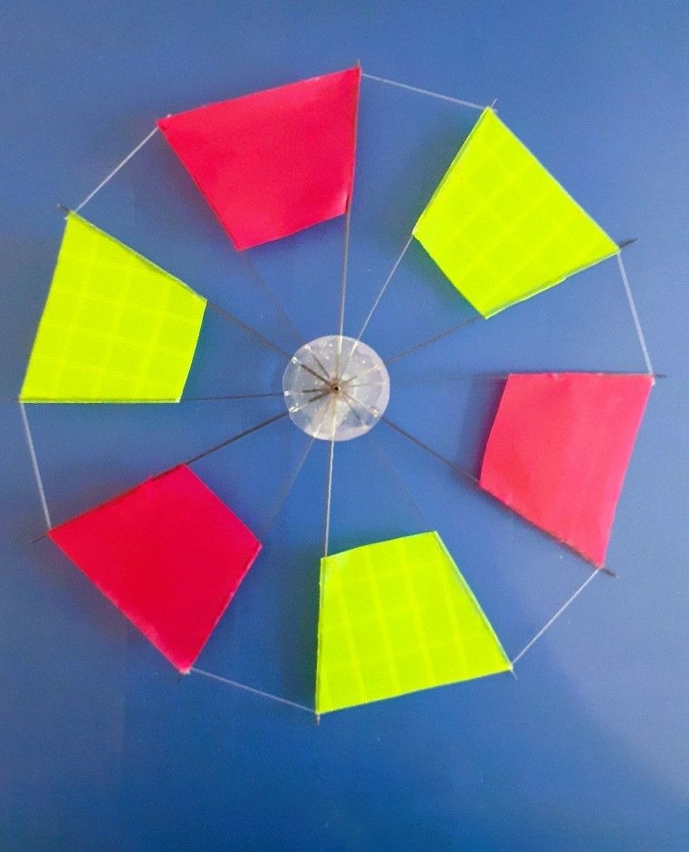 Monopropeller [(BxH)  12 x 18 cm; Propeller: � 11,5 cm]